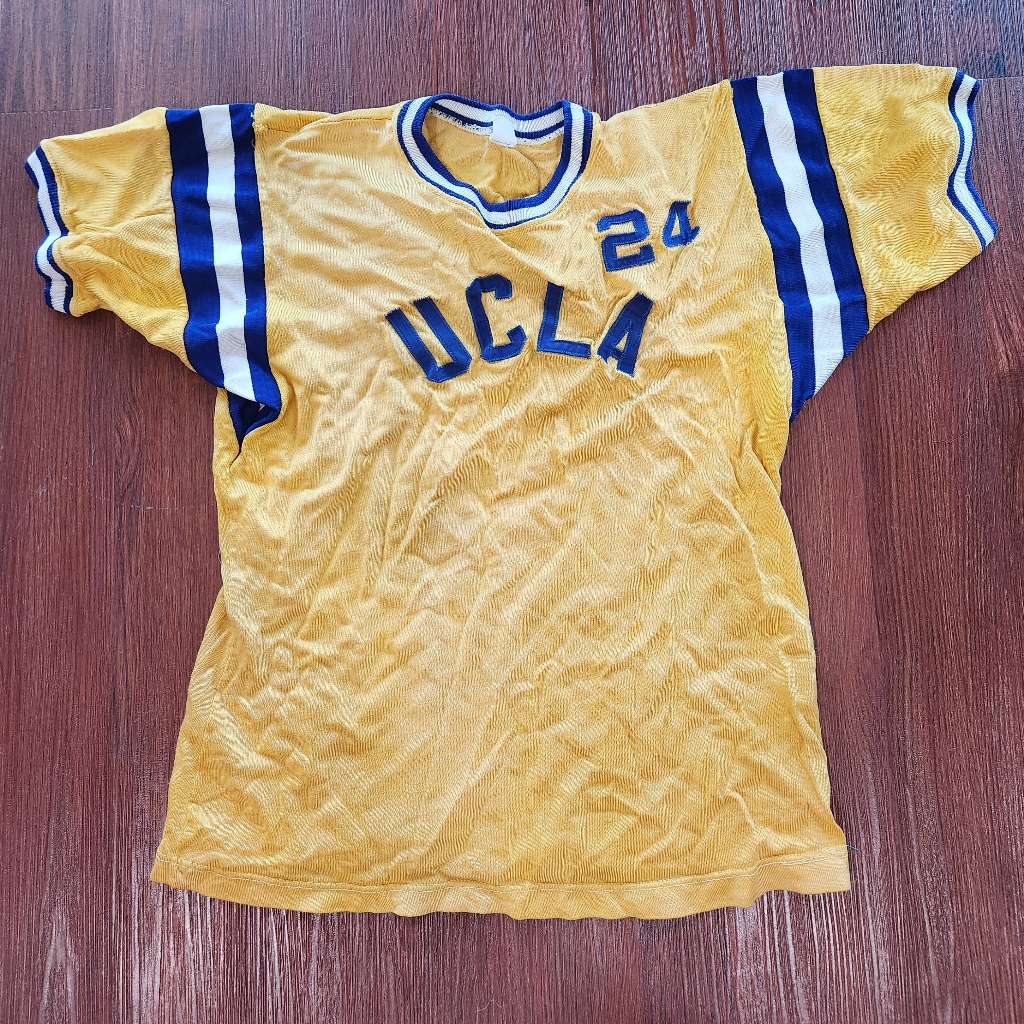 70s Vintage Ucla Gold And Blue Jersey 24 Rare University Of California La